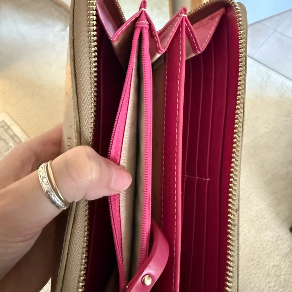 Kate Spade Gold Clutch with Metallic Finish - Picture 4 of 4